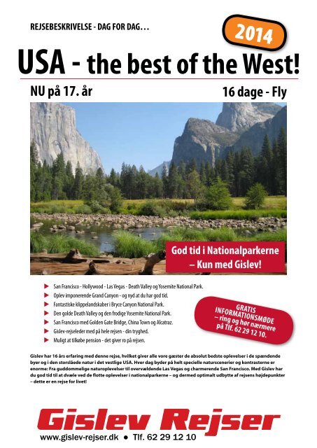 USA - the best of the West! - Gislev Rejser