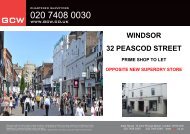 WINDSOR 32 PEASCOD STREET - GCW