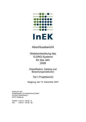 Abschlussbericht_G-DRG-System2008.pdf - InEK GmbH