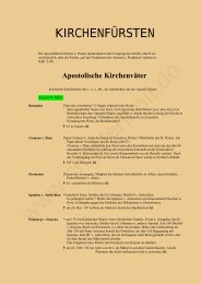 Apostol. Kirchenväter - geschichte-online.info