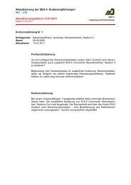 DRG-Kodierempfehlungen (MDK) - Update 13.01.2011