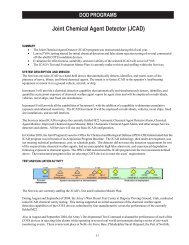 Joint Chemical Agent Detector (JCAD)