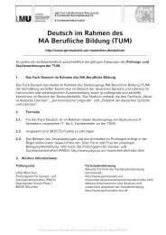 Informationen zum Studiengang - Institut für Deutsche Philologie ...