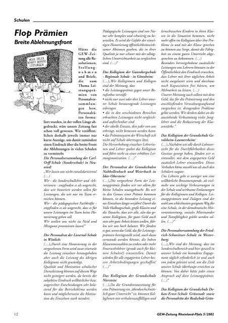 -Zeitung - GEW