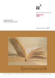 kommentierten Vorlesungsverzeichnis (pdf) - Institut für Germanistik ...