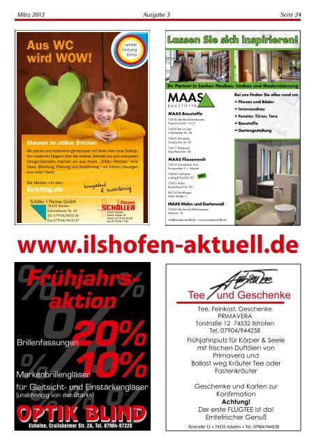 Ausgabe 3/2013 - Gewerbeverein-ilshofen.de