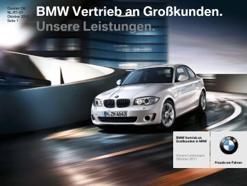 BMW Vertrieb an Großkunden. Unsere ... - BMW Niederlassung Bonn