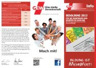 Besoldungs- Tabelle 2013 - GEW-Saarland