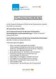 STELLENAUSSCHREIBUNG - Unken