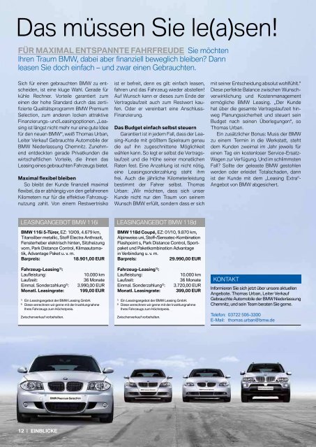 BMW niederlassung Chemnitz - publishing-group.de