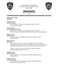 Press Bulletin 05/14/13 - The Village of Glen Ellyn