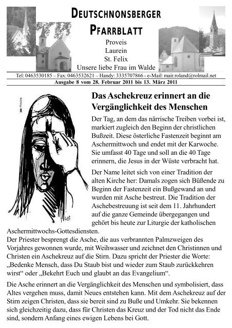 (1,63 MB) - .PDF - Gemeinde Unsere liebe Frau im Walde - St.Felix