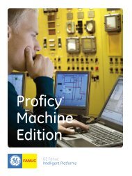 Proficy Machine Edition Brochure - ila group