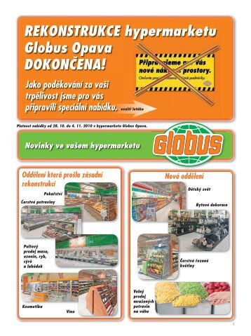 REKONSTRUKCE hypermarketu Globus Opava DOKONČENA!