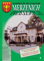 Nr. 04/2013, erschienen am 28.03.2013 - Gemeinde Merzenich