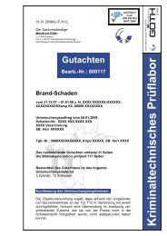 Gutachten Bearb.-Nr.: 800117 Brand-Schaden