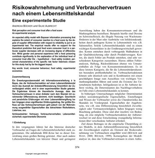 1€Einleitung - German Journal of Agricultural Economics