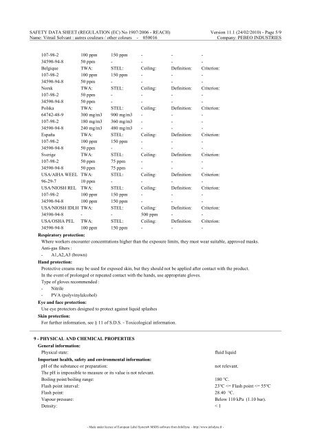 SAFETY DATA SHEET - Gerstaecker