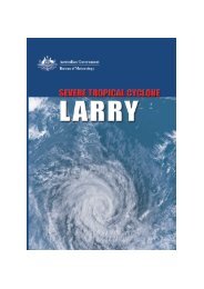 Report on cyclone Larry - School of Geosciences