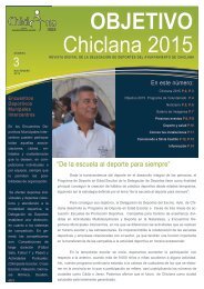 OBJETIVO Chiclana 2015 Noviembre