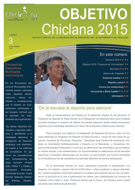 OBJETIVO Chiclana 2015 Noviembre