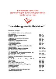 “Handelssignale für Reichtum“ - Germany.ru