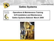 Planned Maintenance - Gekko Systems