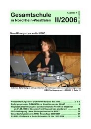 II/2006 - Gemeinnützige Gesellschaft Gesamtschule e.V. ...