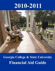 Financial Aid - Georgia College & State University