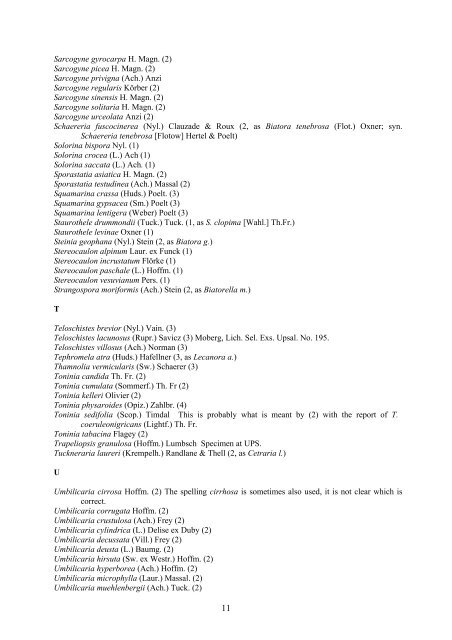 Preliminary checklist of the lichens of Kazakhstan