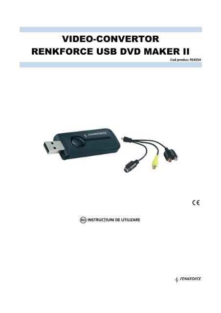 video-convertor renkforce usb dvd maker ii - German Electronics