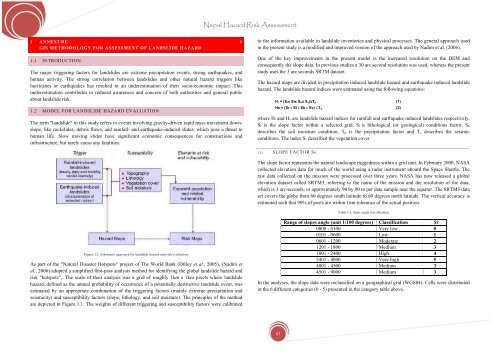 Nepal Hazard Risk Assessment - Asia-Pacific Gateway for Disaster ...