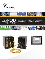 sigPOD Leak product brochure - Sciemetric Instruments