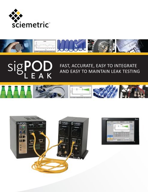 Sentinel Sigpod sigPOD Leak product brochure - Sciemetric Instruments