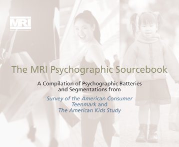 PART 1: Survey of the American Consumer - GfK MRI