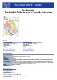 Zustￃﾤndigkeit Gebietsbetreuung Fachstelle Naturschutz - GIS-ZH ...