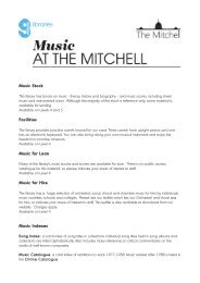 Music at The Mitchell - Glasgow Life