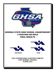 Complete Results Booklet - Georgia High School Association