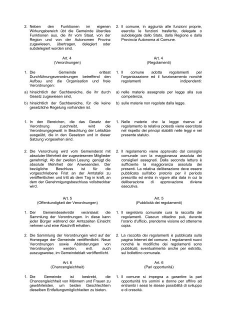 Statuto comunale - .PDF