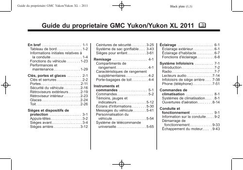 avertissement gm canada