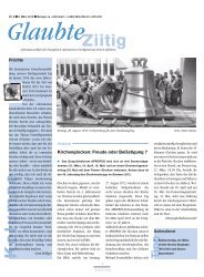 Ausgabe 2013 Nr. 5 - Reformierte Kirchgemeinde (Zürich-Affoltern)