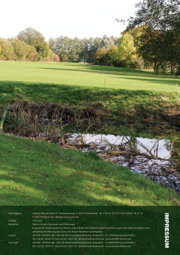 Rund um die Eiche Ausgabe 03/2012 - Golfclub Weselerwald eV