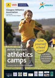 athletics camps - Glasgow Life