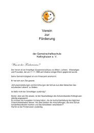 Was ist der Förderverein? - GMS-Kellinghusen