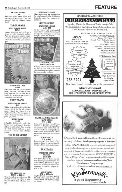December 09, 2005 - Glebe Report