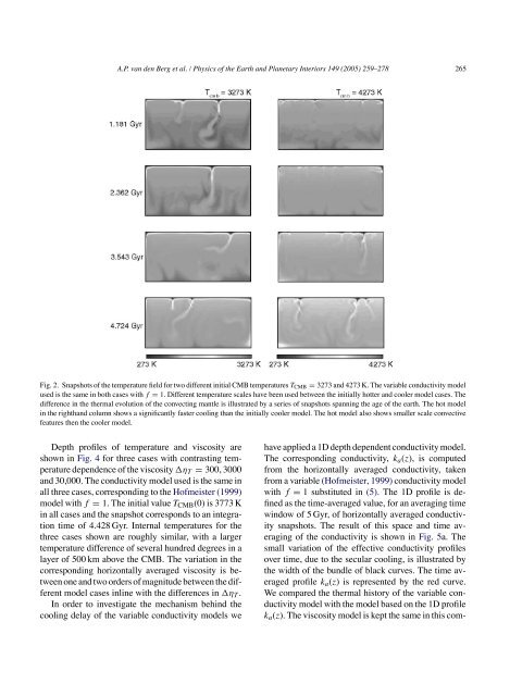 van den Berg et al., 2005, Earth Planetary Science Letters.