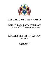 1. Legal sector paper - UNDP The Gambia - United Nations ...