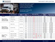 Van body application - GM Fleet
