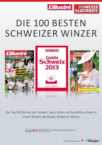 Die 100 besten Winzer der Schweiz - Go4Media