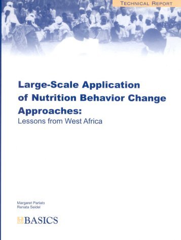 Large Scale Applications of Nutrition Behavior Change Approaches